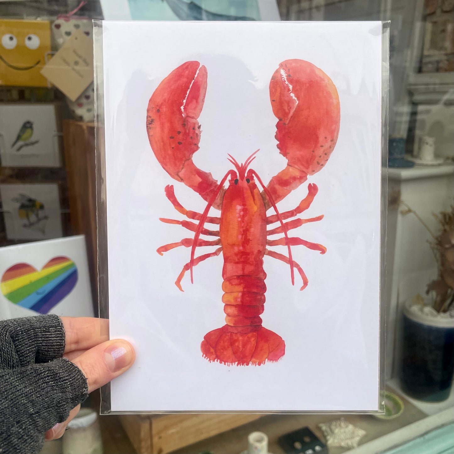 Lobster Print A4