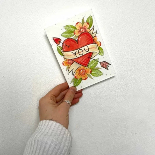 Valentines Love Design Seed Card