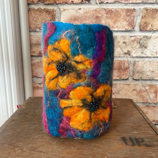 Hand Felted Vase - Medium