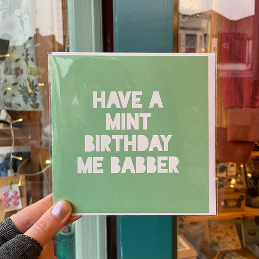 Have A Mint Birthday Me Babber