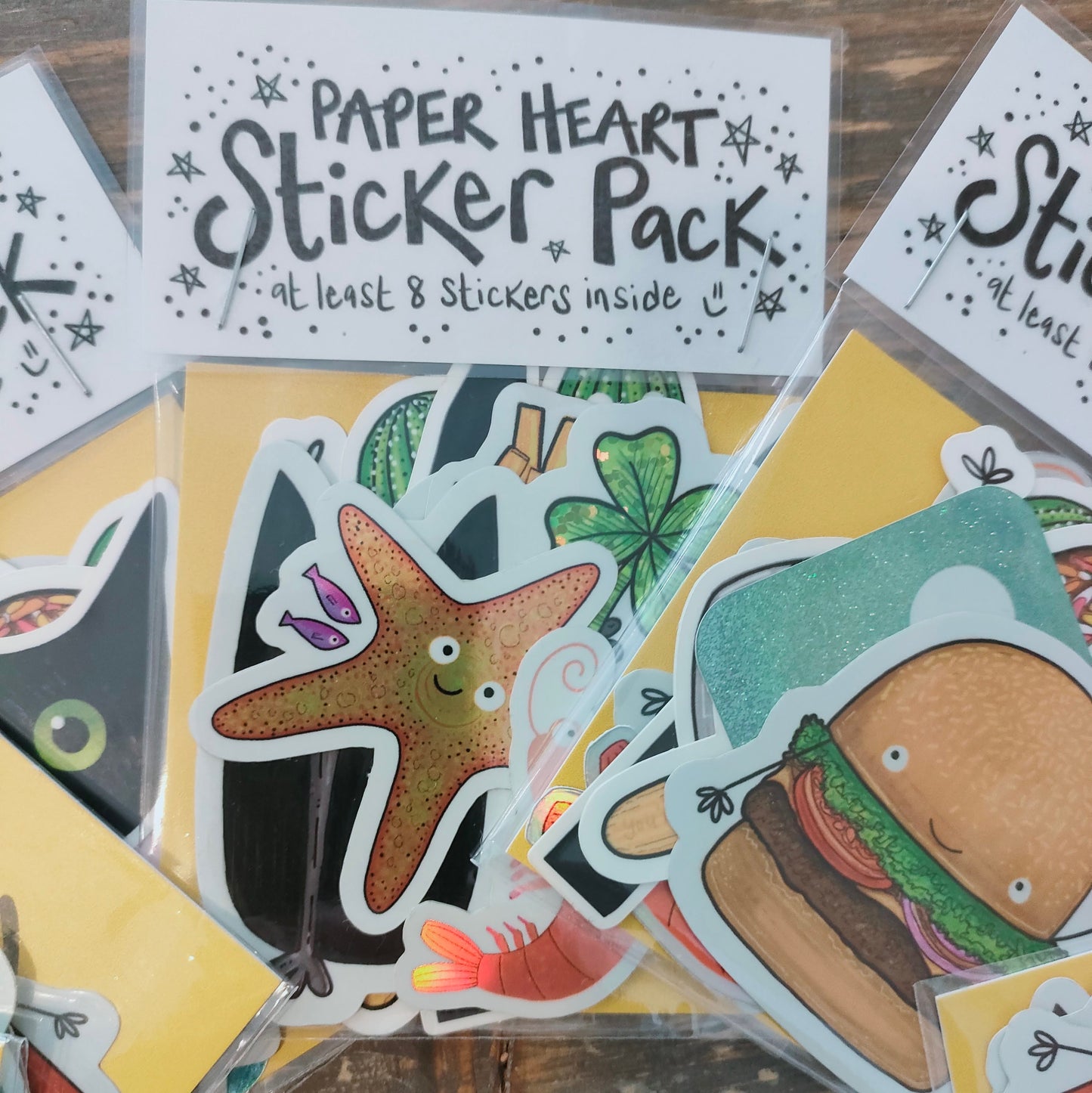 Mixed  Sticker Pack - 8 Stickers