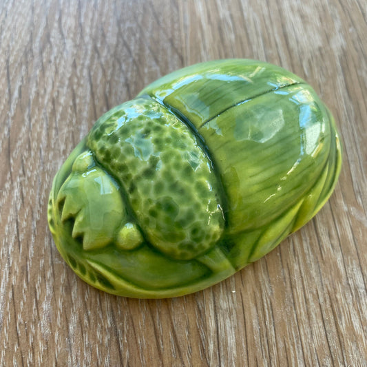 Ceramic Scarab Beetle