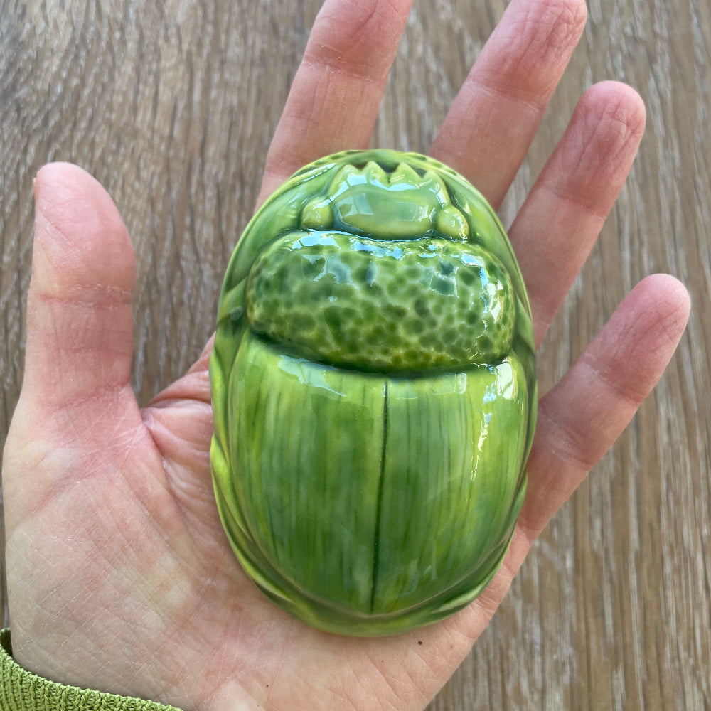 Ceramic Scarab Beetle