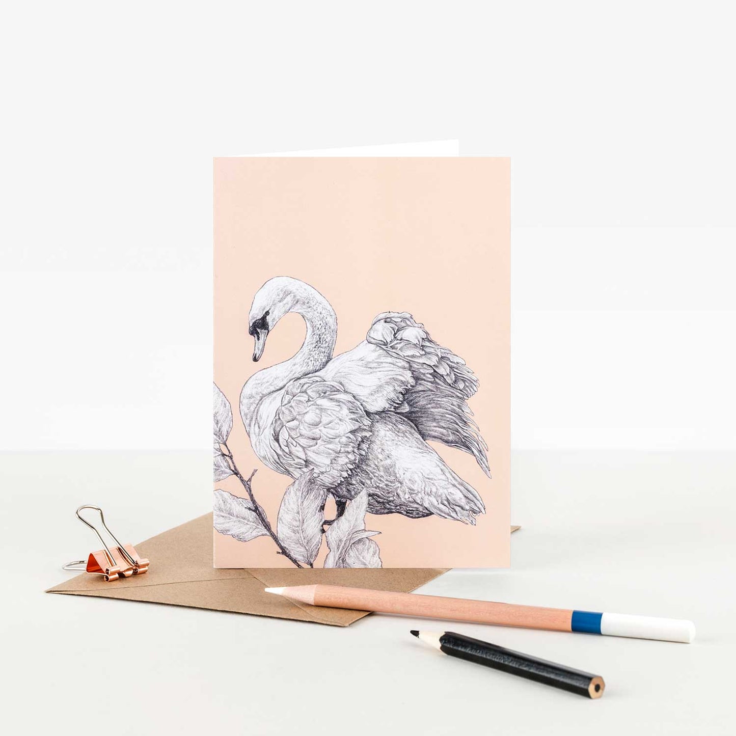 Swan Greeting Card