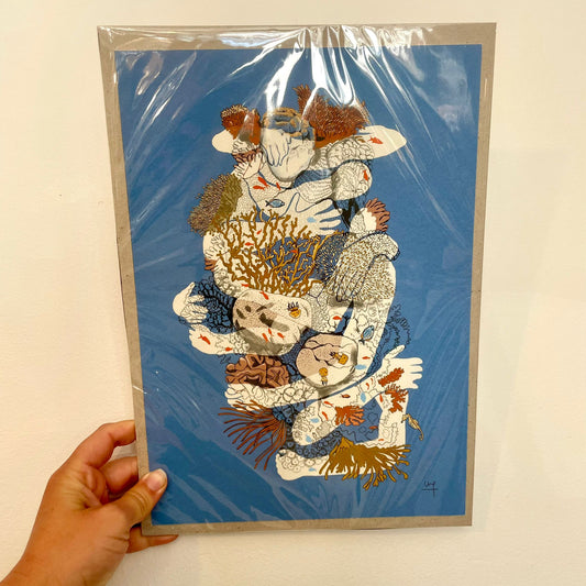 Overwhelming Embrace Art Print