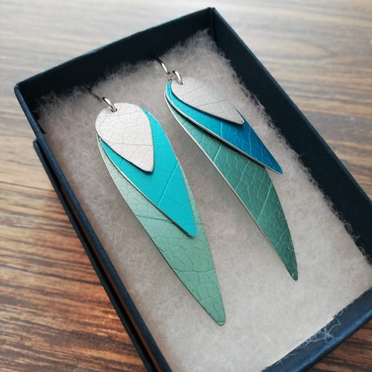 Parrot Wing Earrings