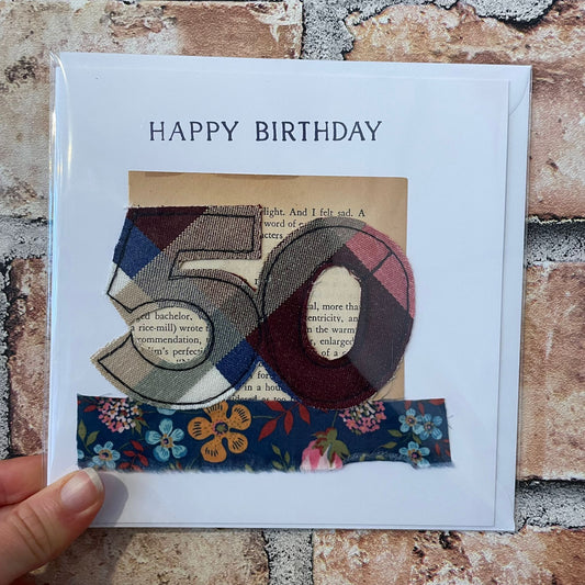 Age Birthday Card 50