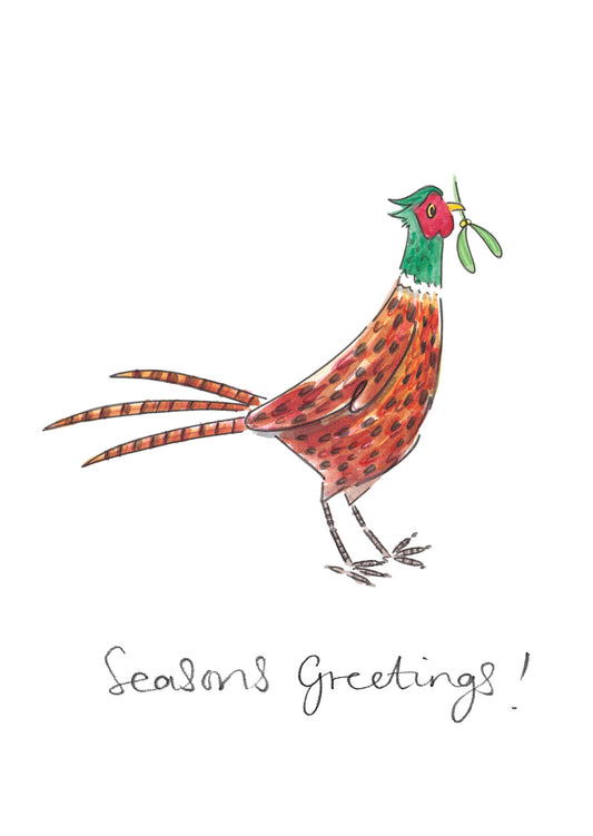 Pheasant Christmas Card