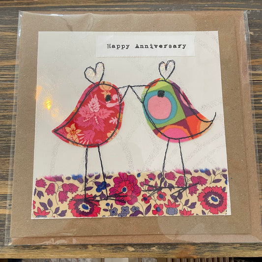 Anniversary Card Love Birds