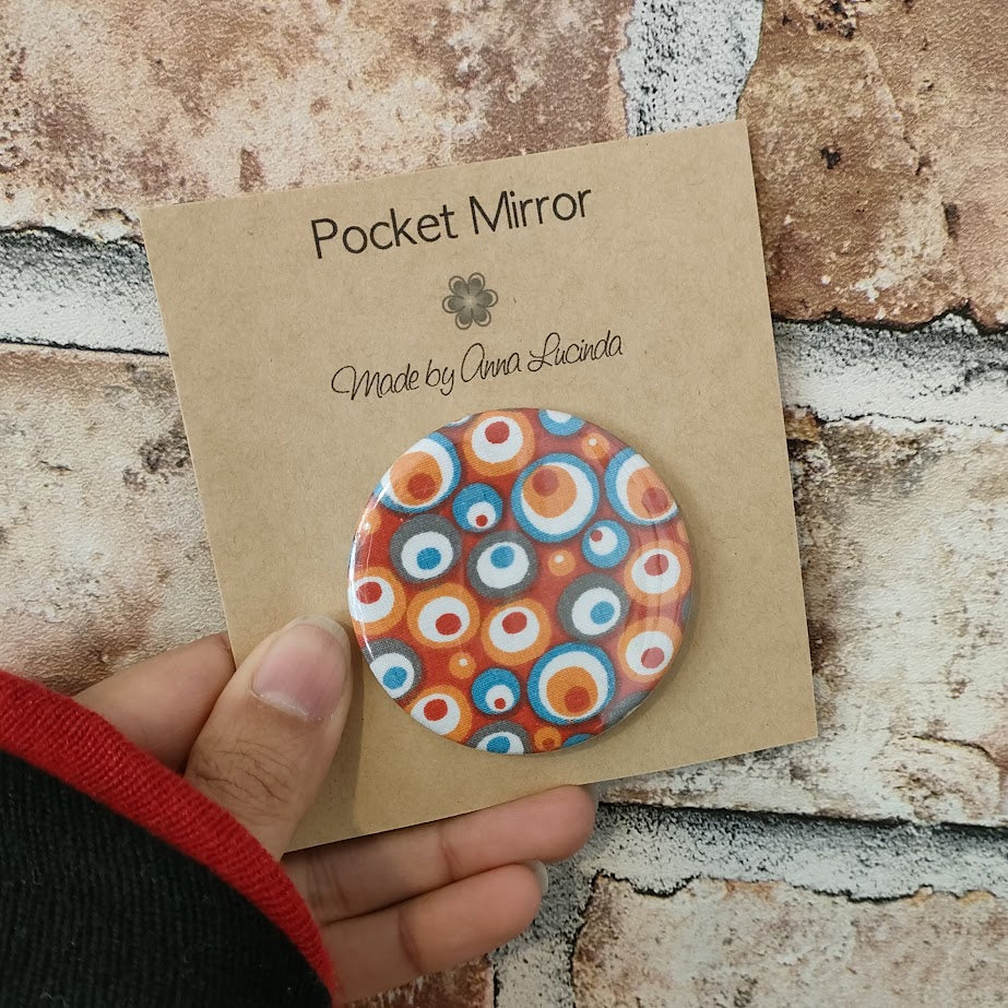 Fabric Backed Pocket Mirrors