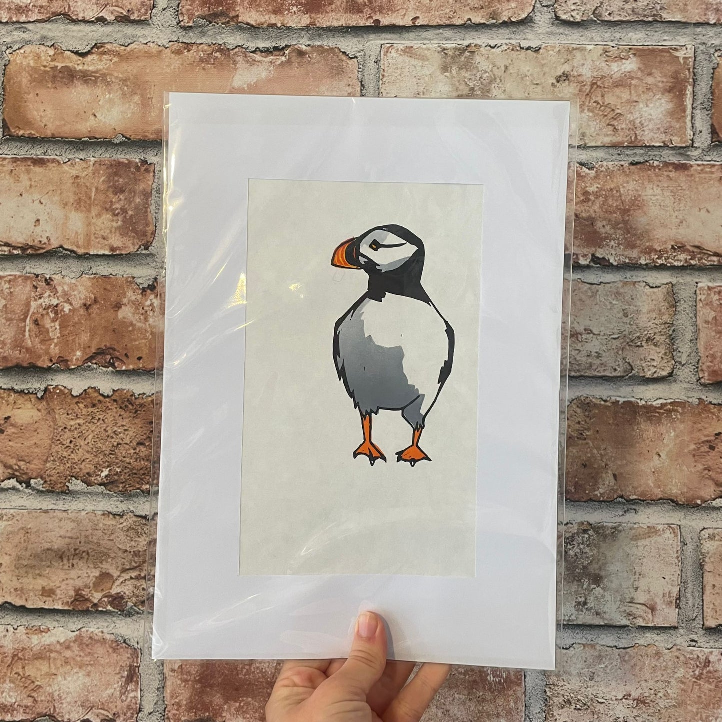 Puffin Print A4