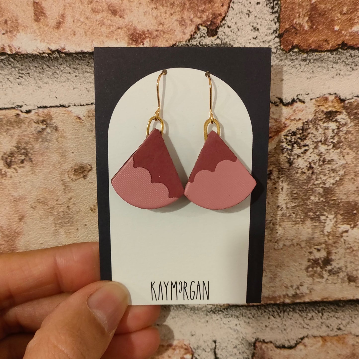 Drop Triangle Earrings