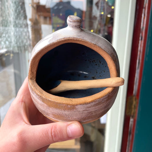 Salt Pig & Spoon
