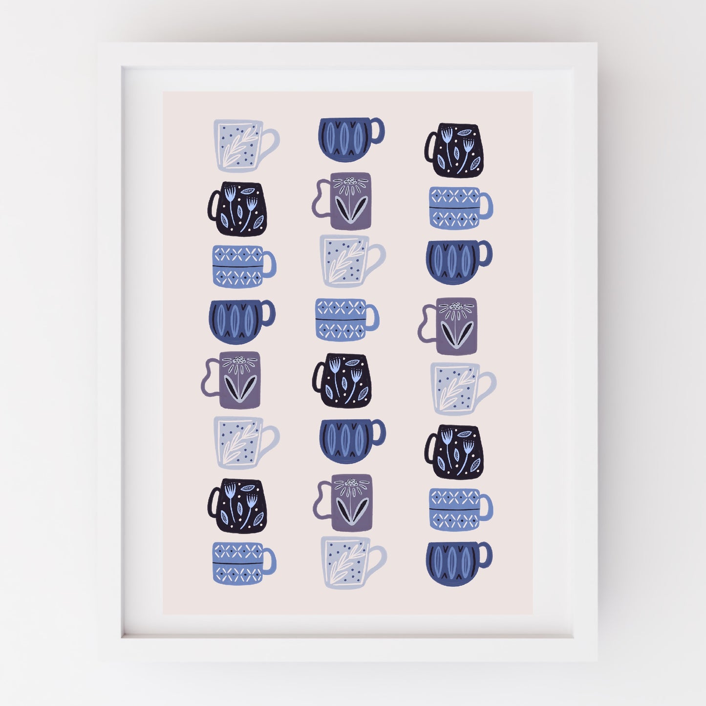 Scandi Mugs Blue