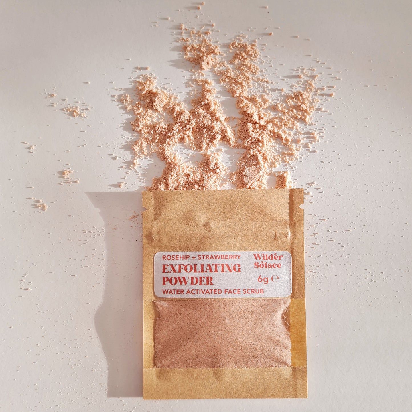 Rosehip and Strawberry Exfoliating Powder