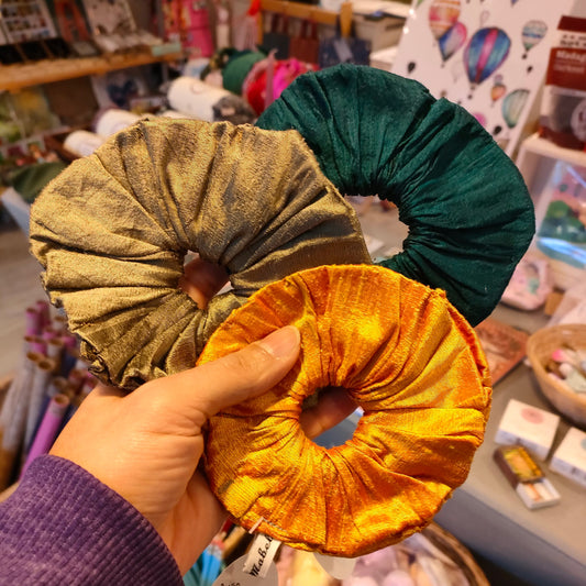Giant Silk Scrunchies