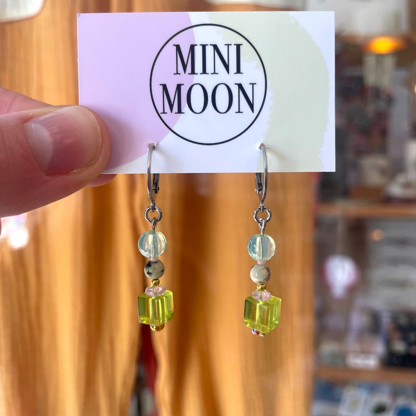 Small Beaded Earrings (Glass & Semi-precious Stones)