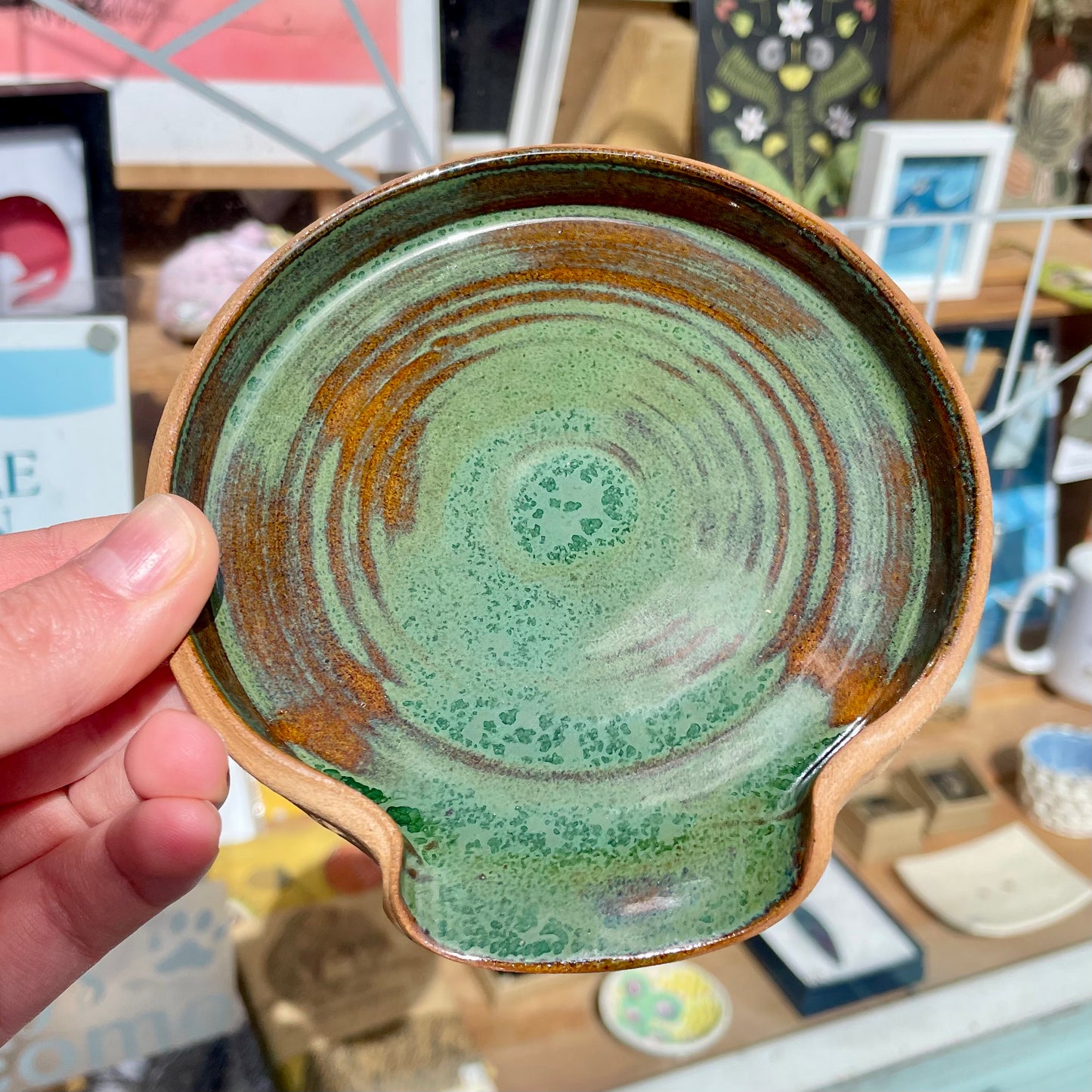 Ceramic Spoon Rest Various Colours