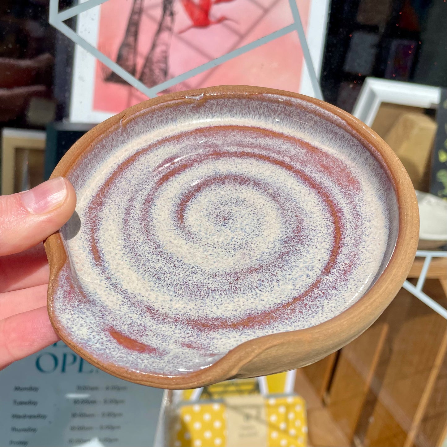 Ceramic Spoon Rest Various Colours