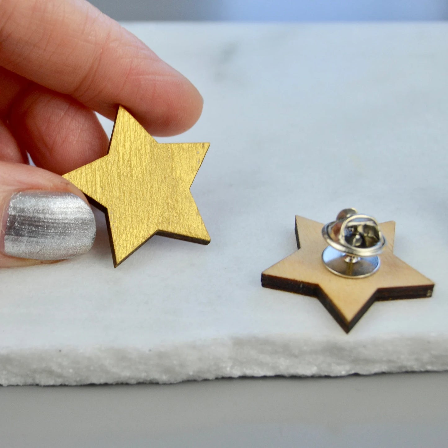 With Love at Christmas with Star Brooch