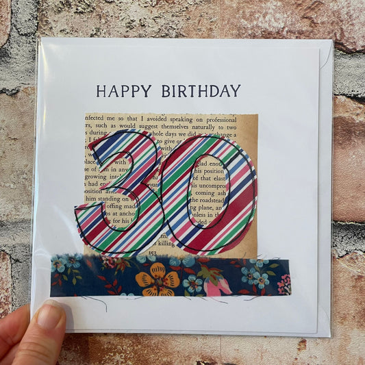 Age Birthday Card 30
