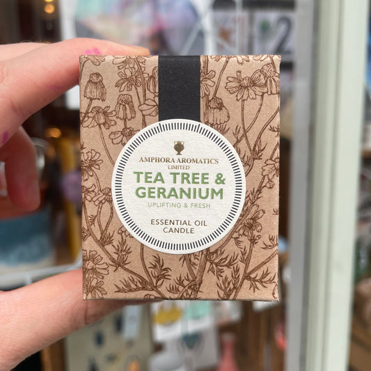 Tea Tree & Geranium Mini Candle - 20hr