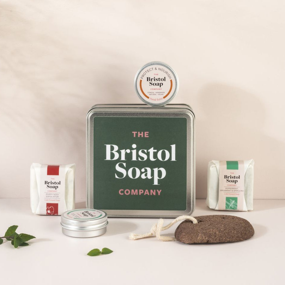 Bristol Soap Company products on a neutral background