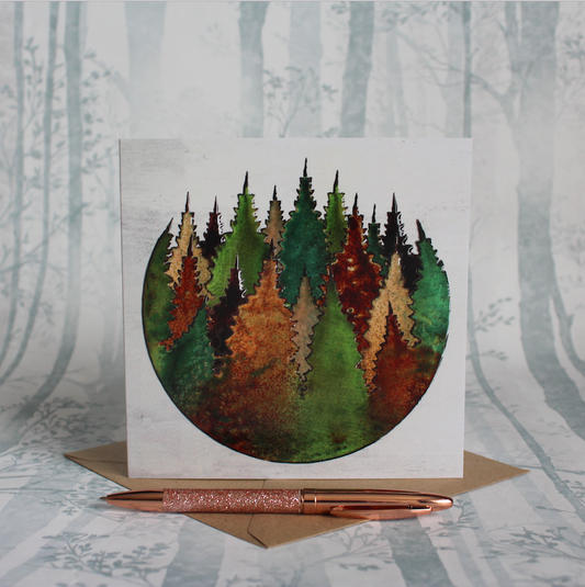 Treetops & Roundscape Card