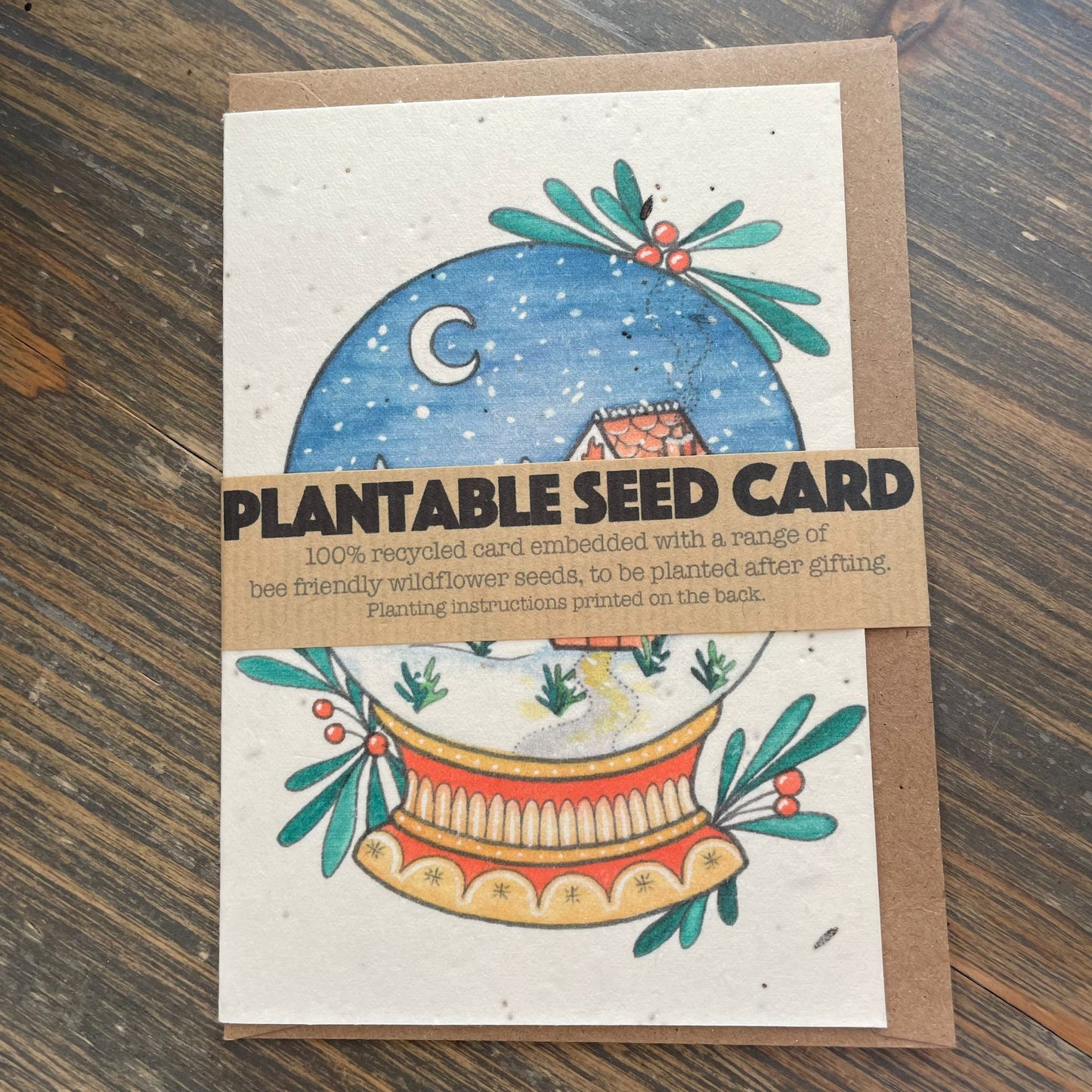 Snow Globe Seed Card