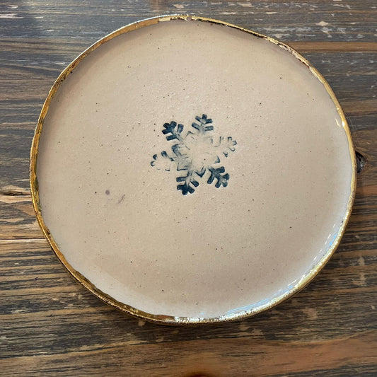 Christmas Snowflake Plate