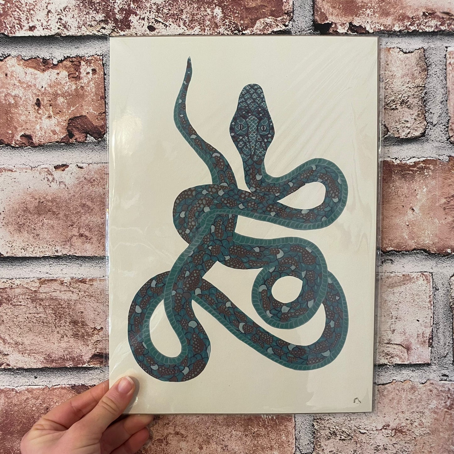Celestial Serpent Print A4