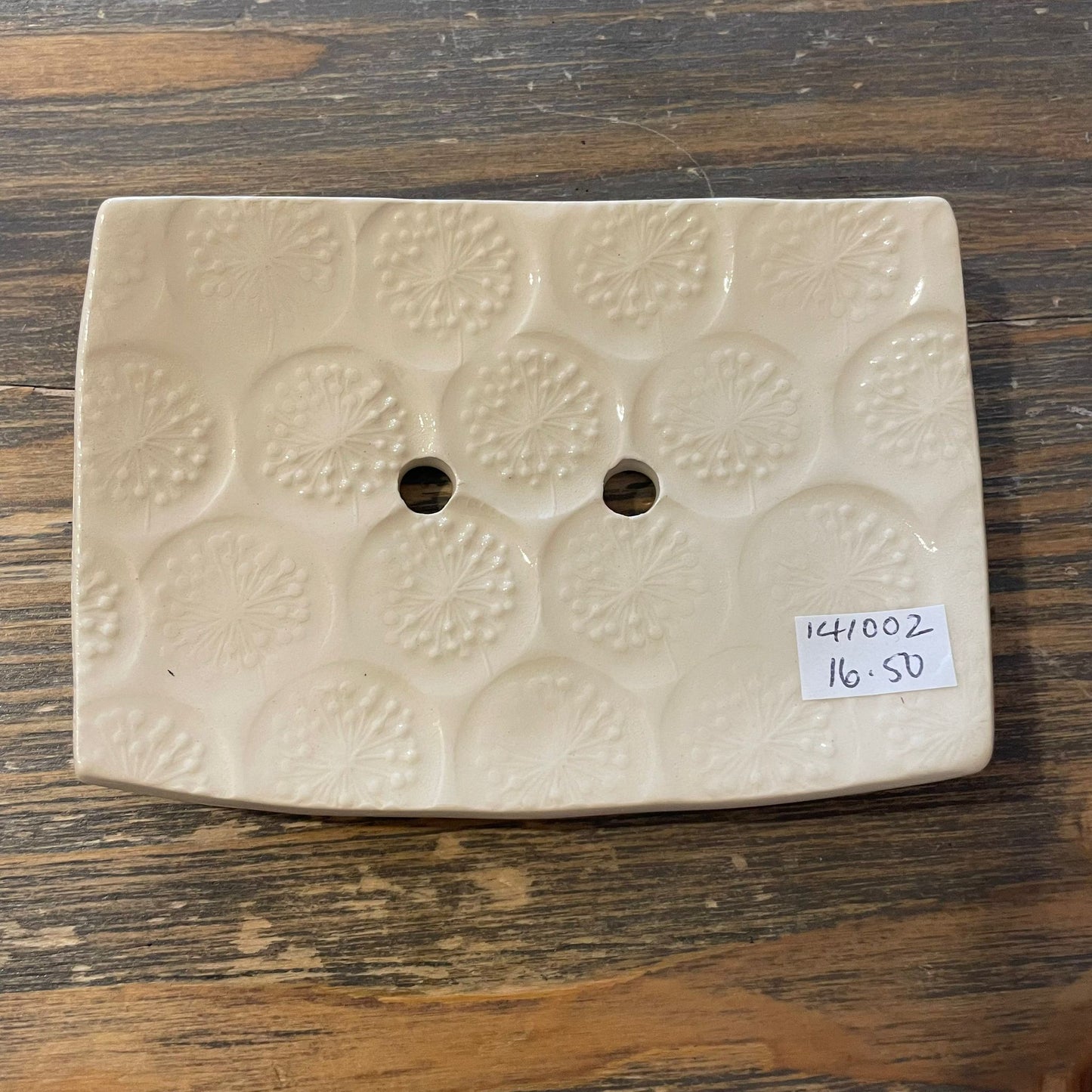 Medium White Soap Dish