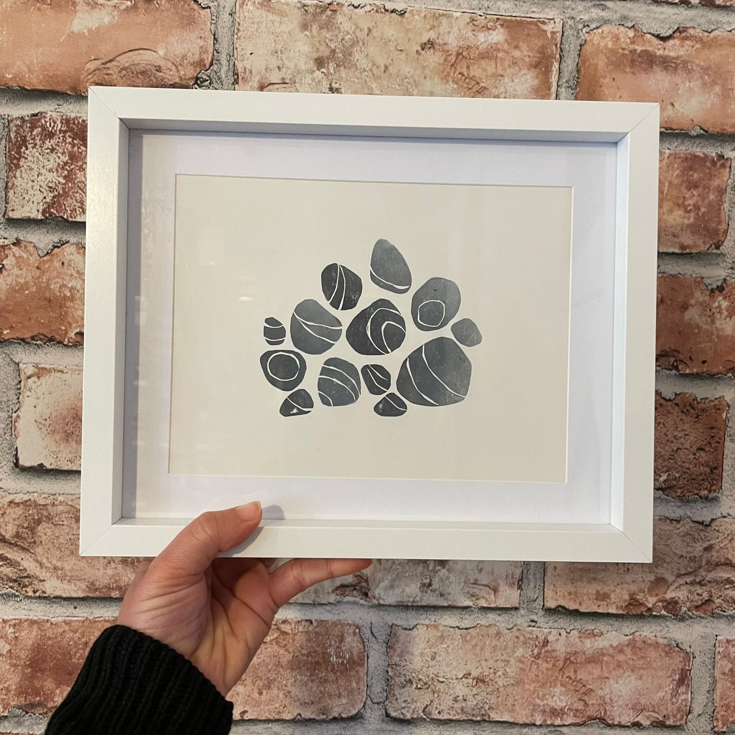 Pebbles Framed Print