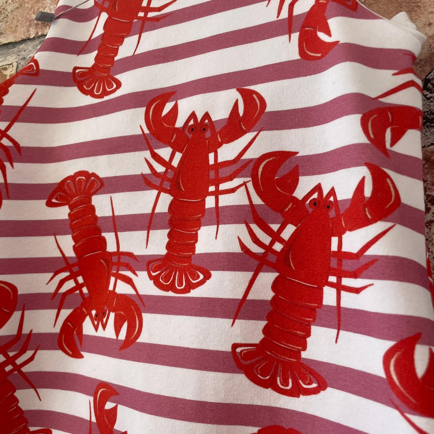 Lobster Life Rose Shortie Romper