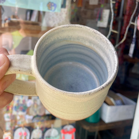 White & Blue Mug