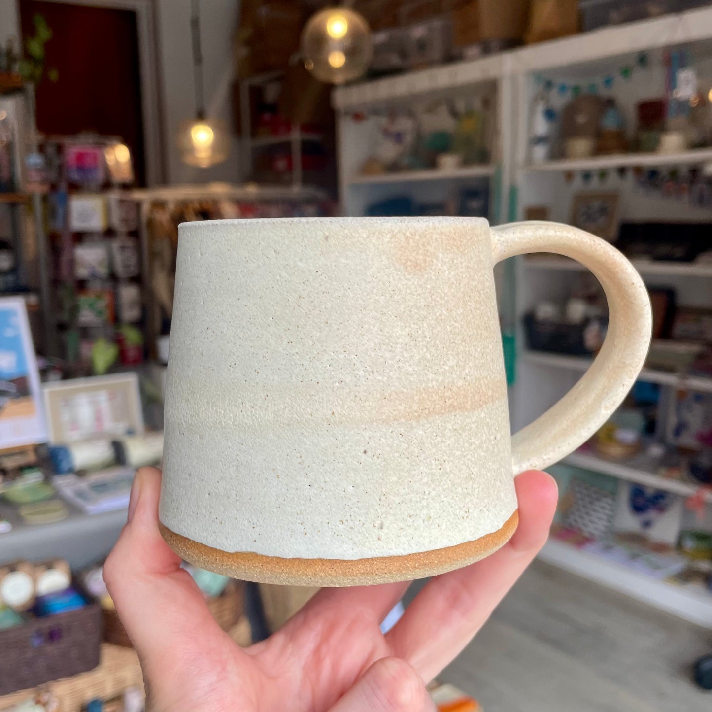 White & Blue Mug