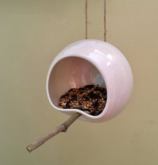 White Bird Feeder