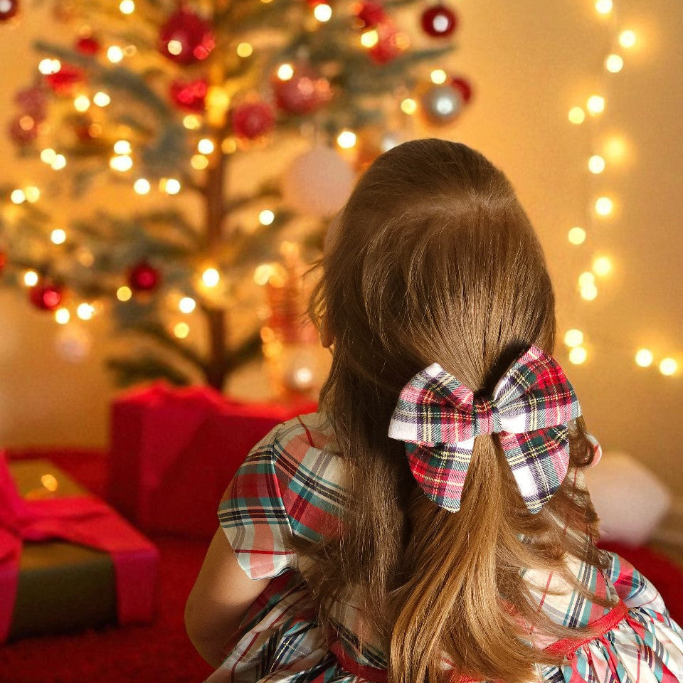 Christmas Bow Hair Ties