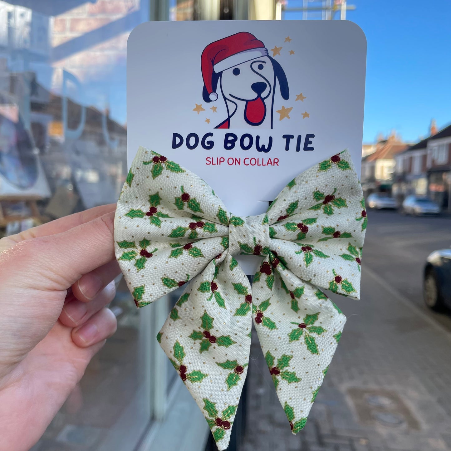 Christmas Bow Ties for Dogs