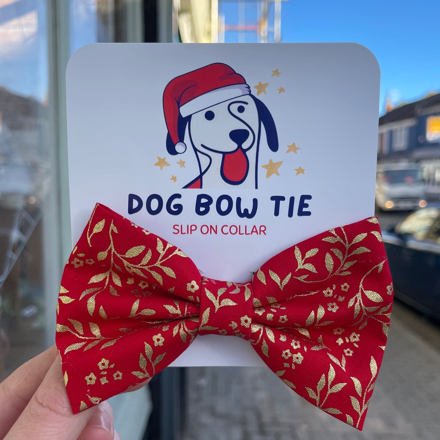 Christmas Bow Ties for Dogs