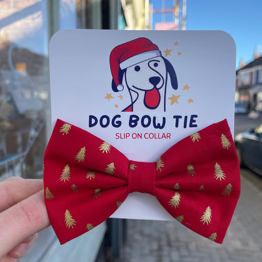 Christmas Bow Ties for Dogs