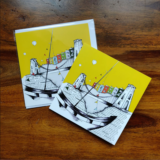 Yellow Bristol Card