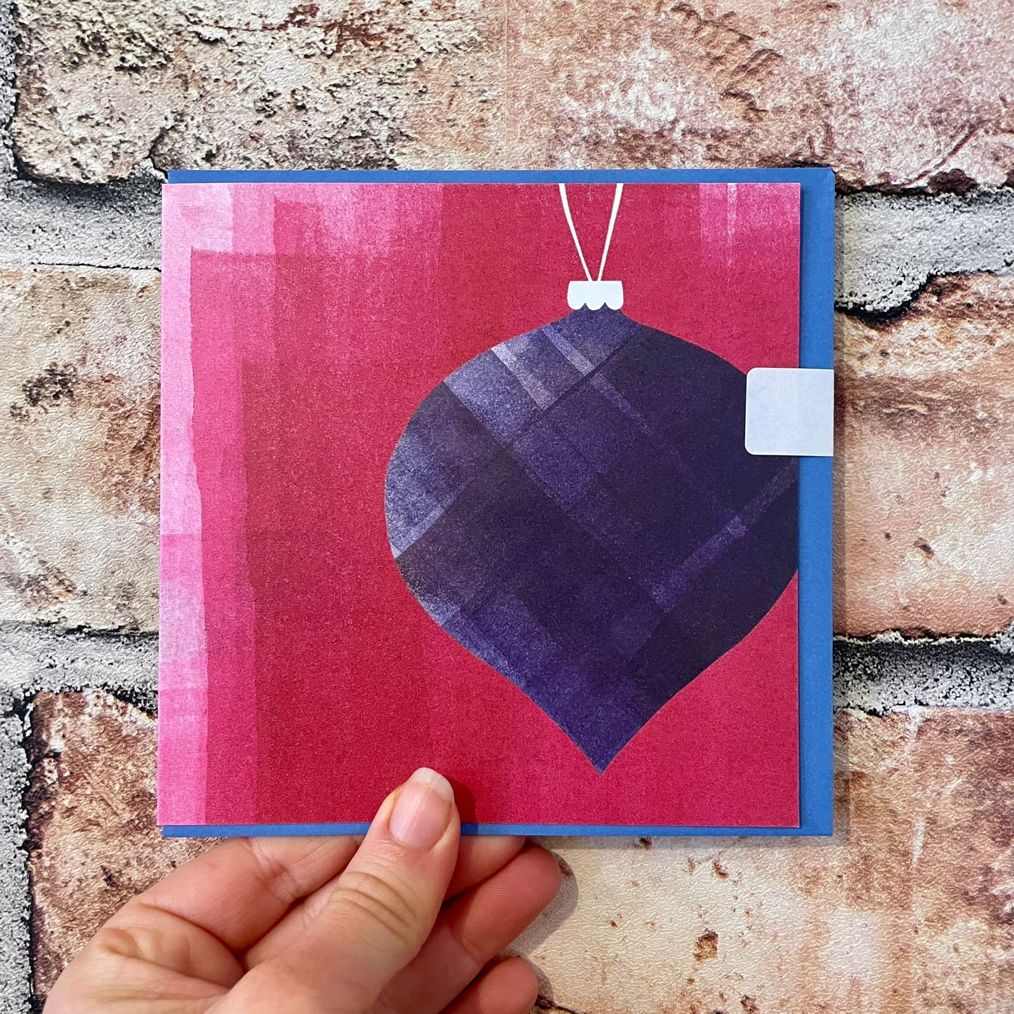 Purple Bauble Card