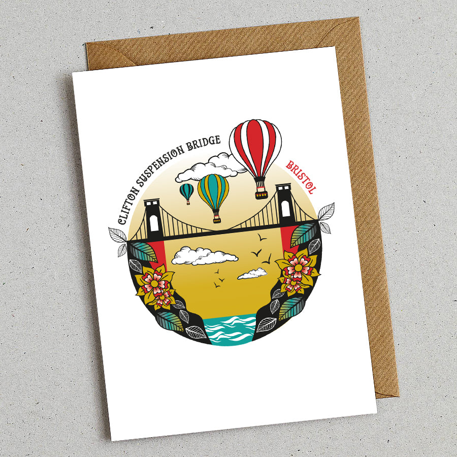 Suspension Bridge Card