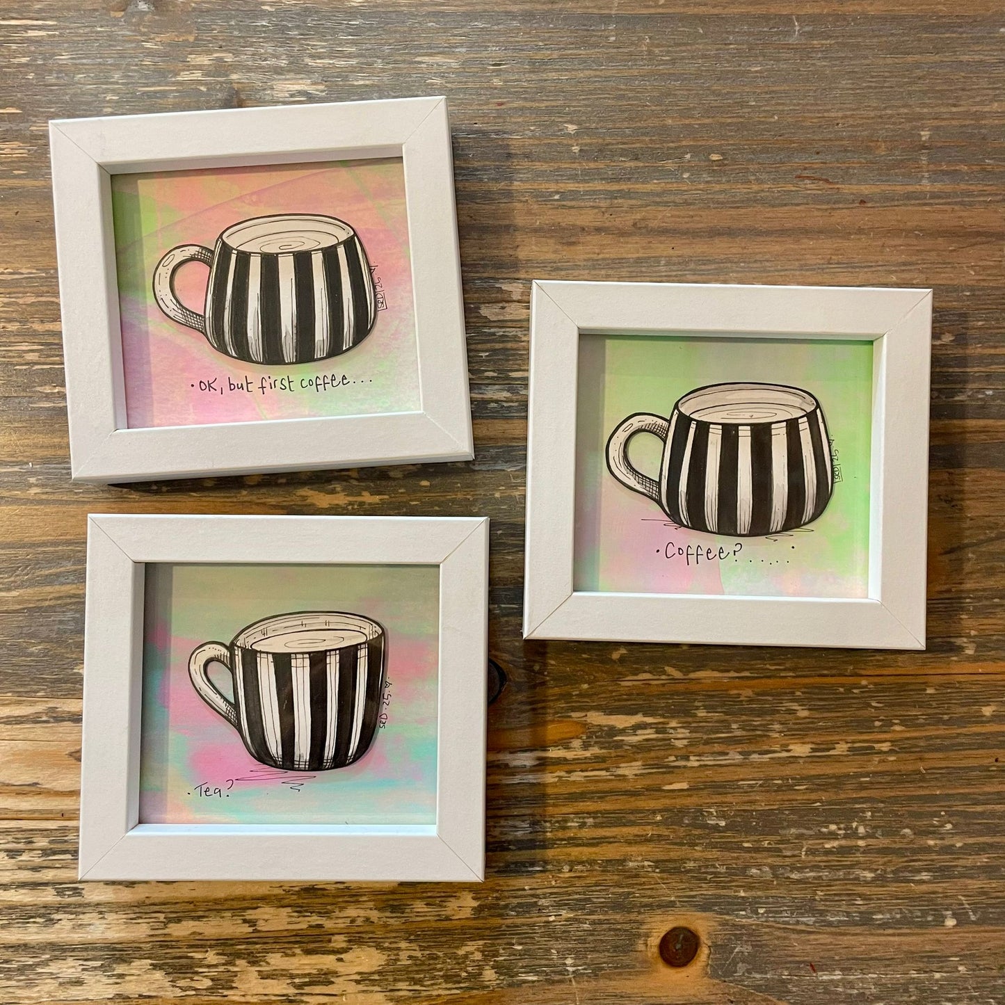 Miniature Framed Watercolours