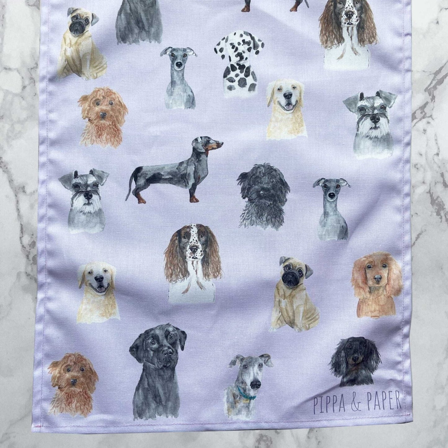 Dogs Tea Towel