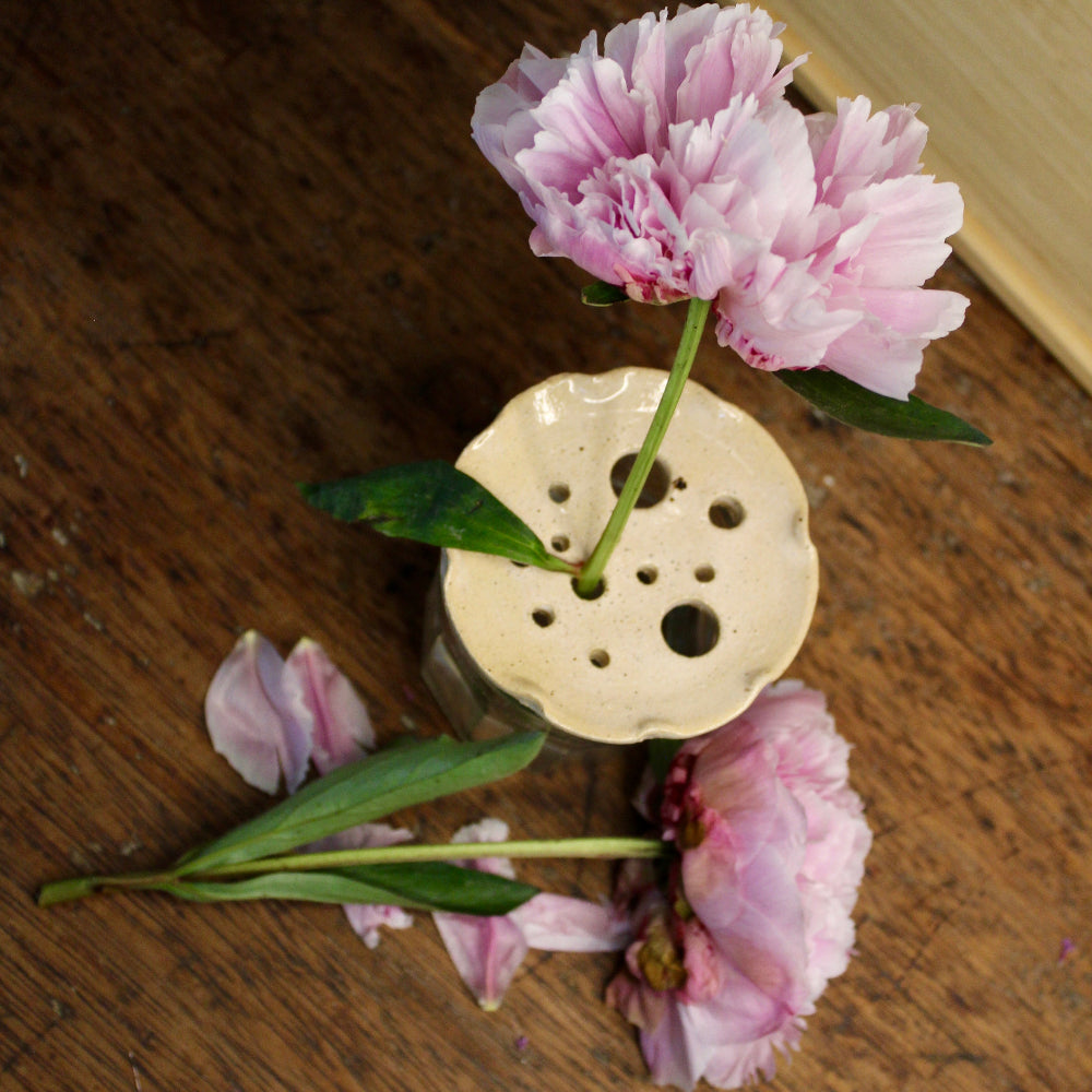 Ceramic Flower Frog