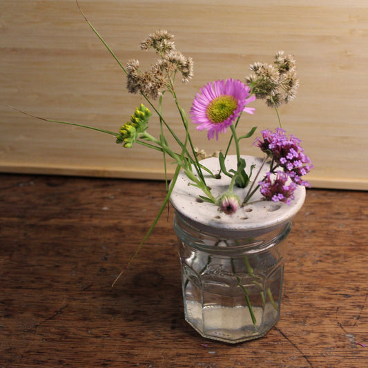 Ceramic Flower Frog