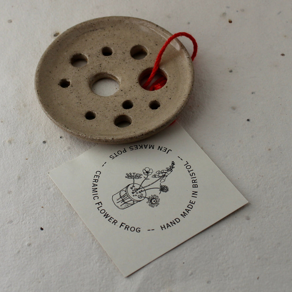 Ceramic Flower Frog
