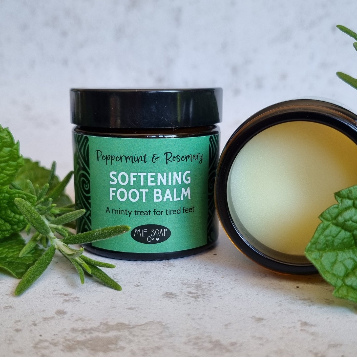 Peppermint & Rosemary Softening Foot Balm